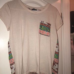 hi-low flowy top Rue21